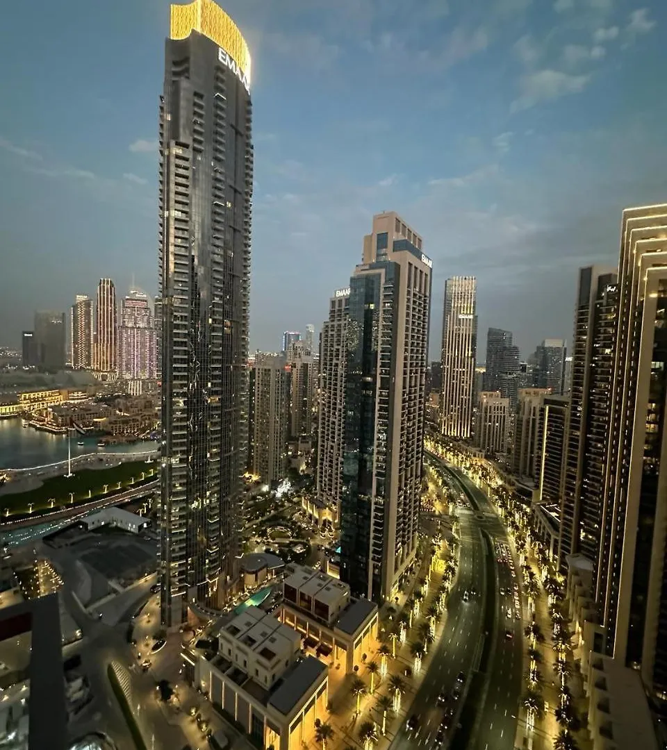 Luxury Apartment Burj Crown Burj Khalifa View Dubai United Arab Emirates