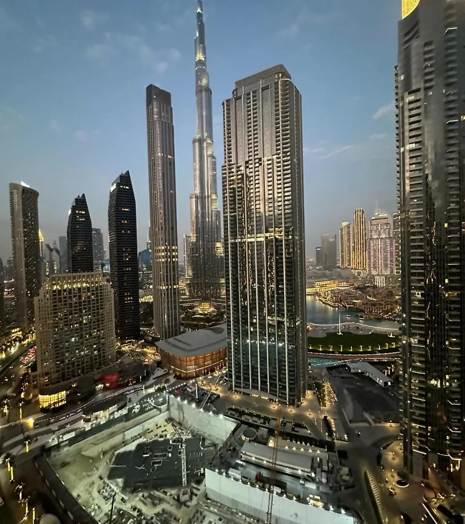 Luxury Apartment Burj Crown Burj Khalifa View Dubai United Arab Emirates
